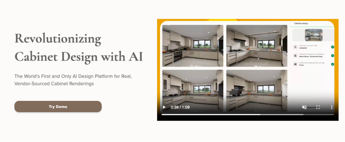 Collov AI: Revolutionizing Design at KBIS 2024 with the First AI-Driven Cabinet Rendering Platform 305