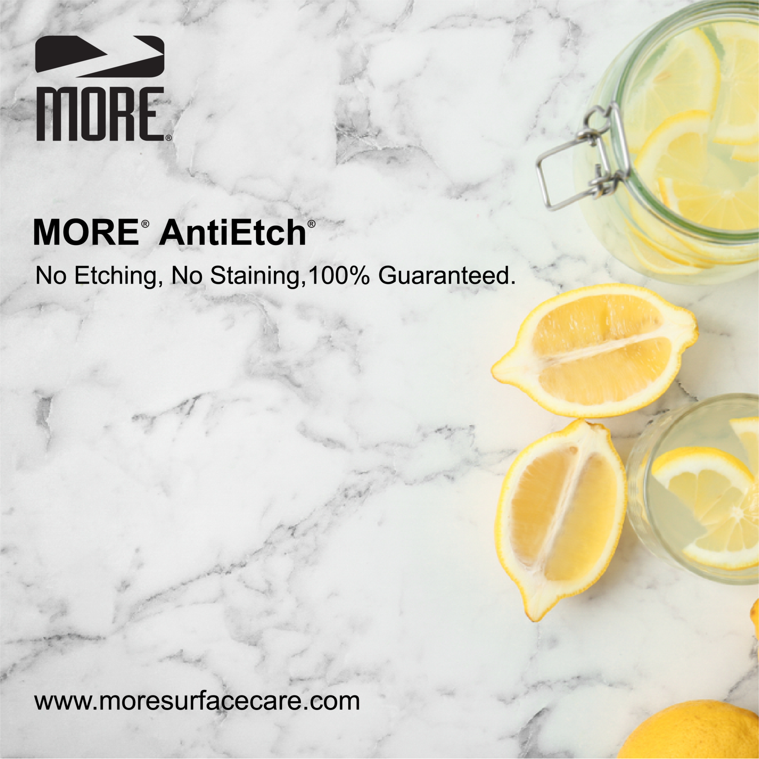 MORE® Surface Care Presents AntiEtch® for Marble at KBIS 2024: Zero Etching, Zero Staining, 100% Guaranteed 308